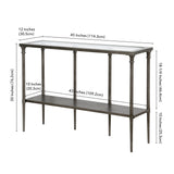 Dafna Steel Console Table