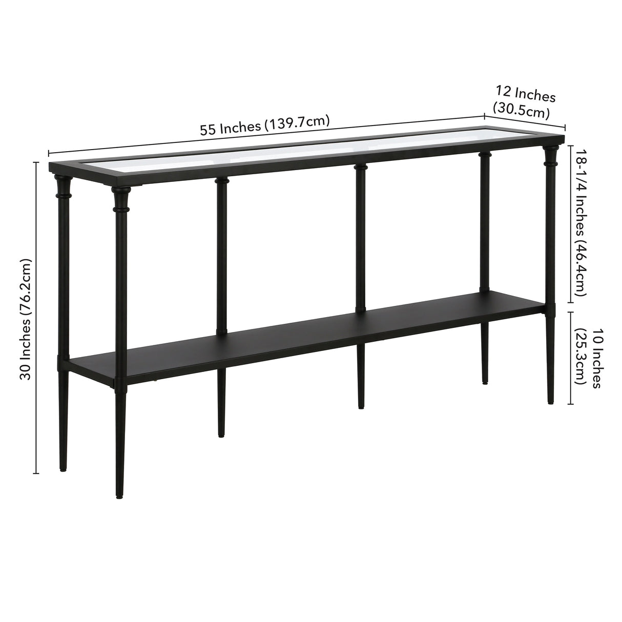 Dafna Steel Console Table
