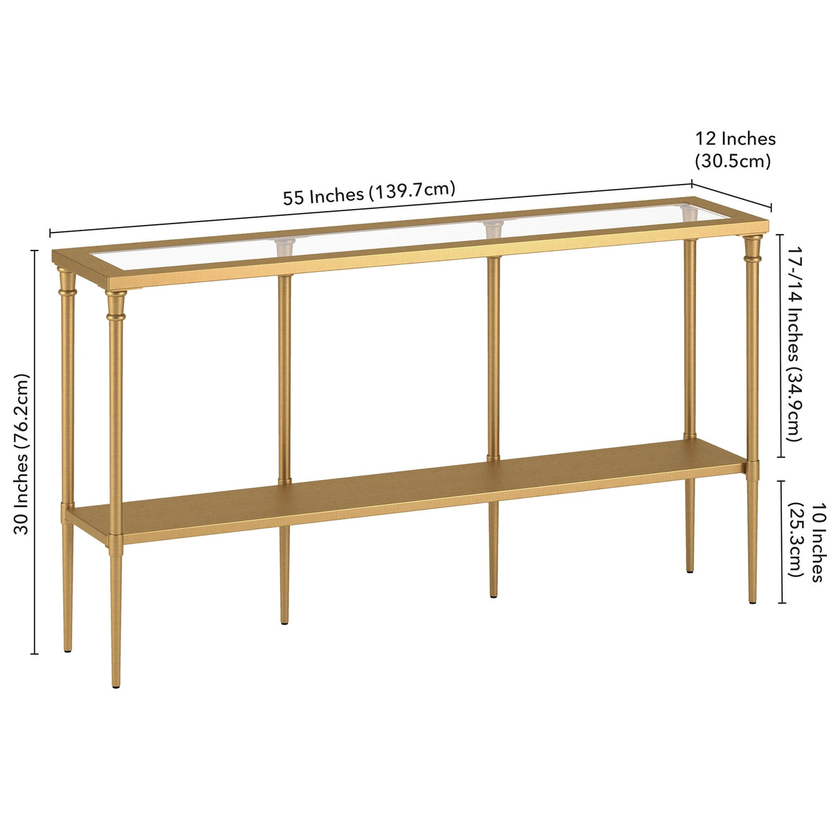 Dafna Steel Console Table