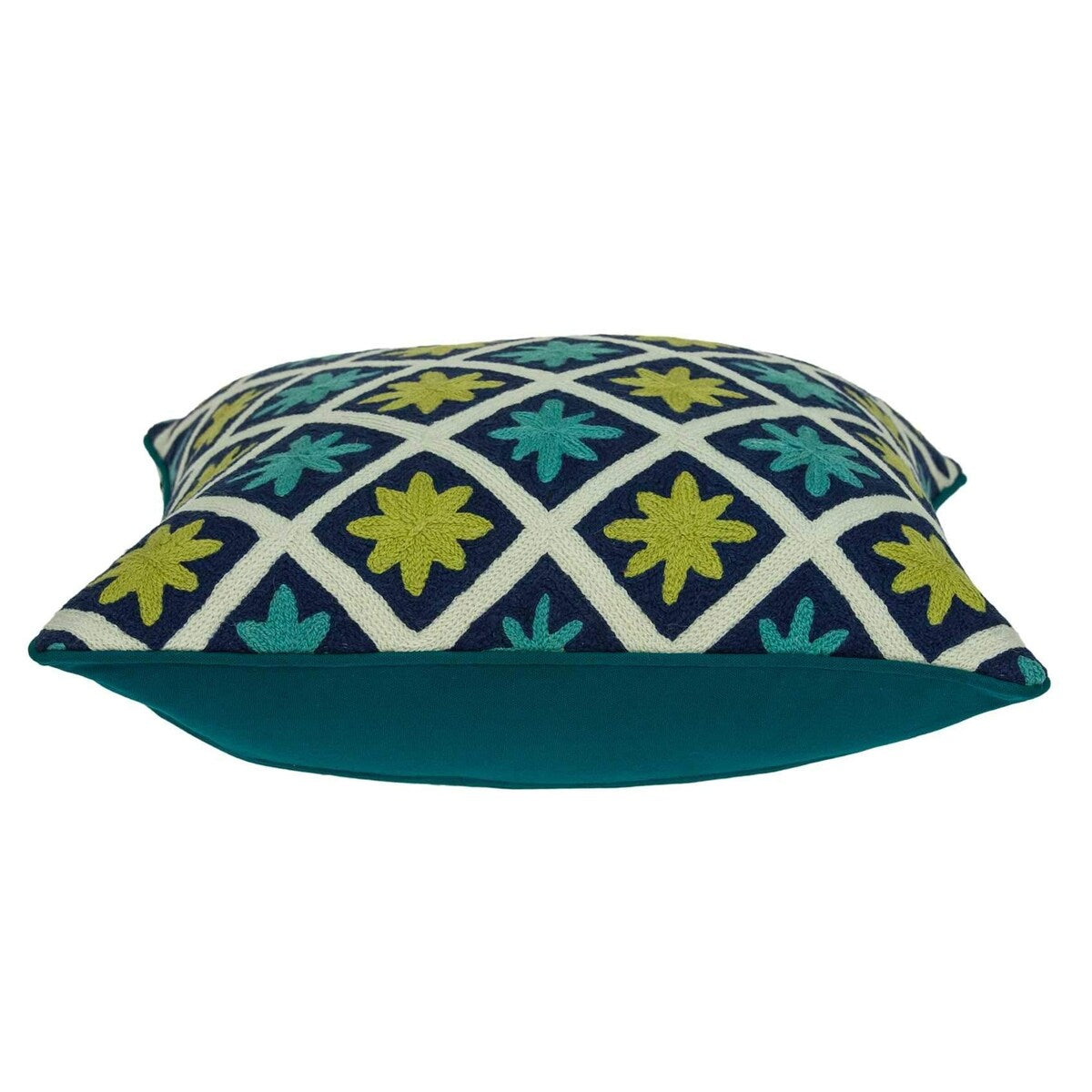 Daily Boutik 20" x 0.5" x 20" Handmade Traditional Multicolored Accent Pillow Cover