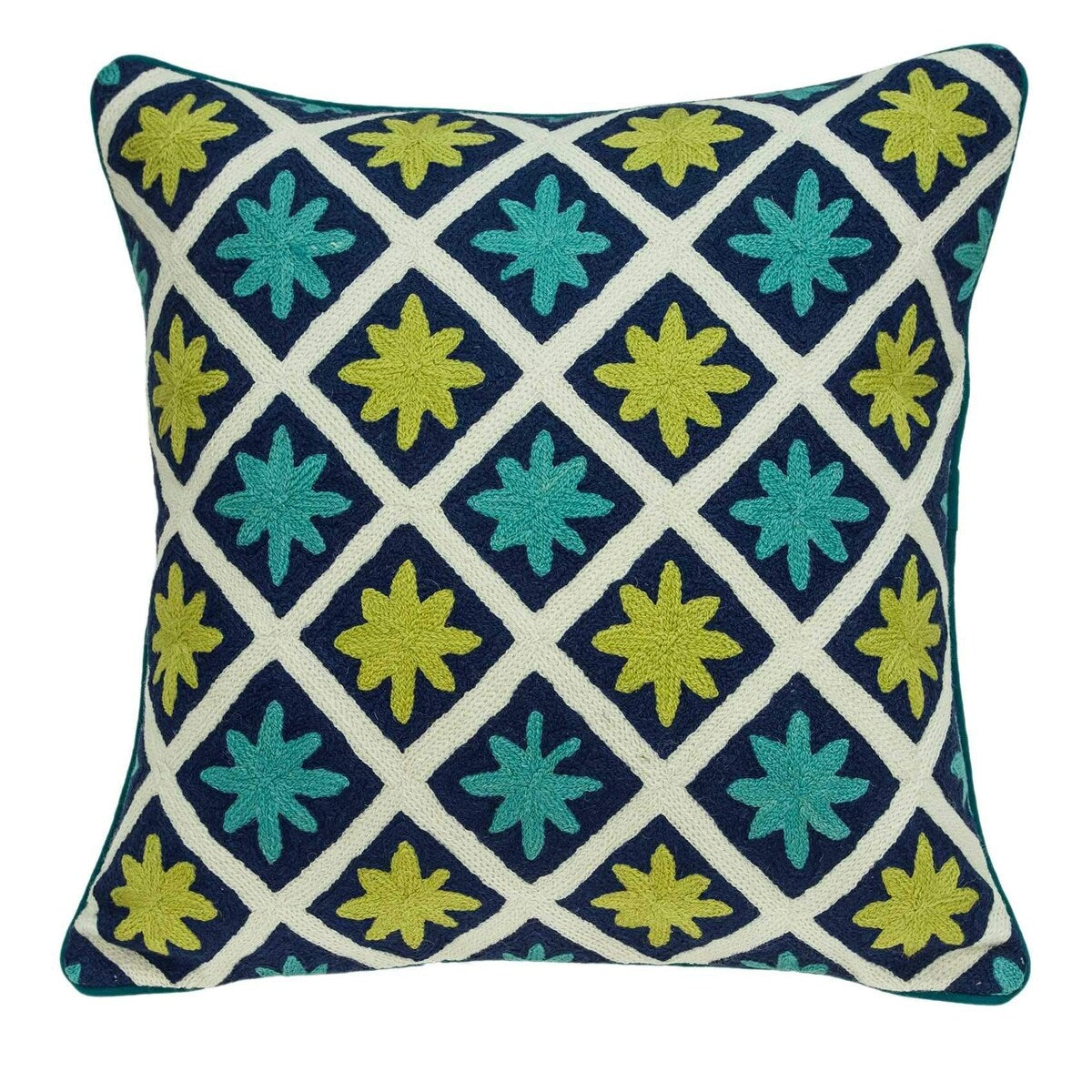Daily Boutik 20" x 0.5" x 20" Handmade Traditional Multicolored Accent Pillow Cover