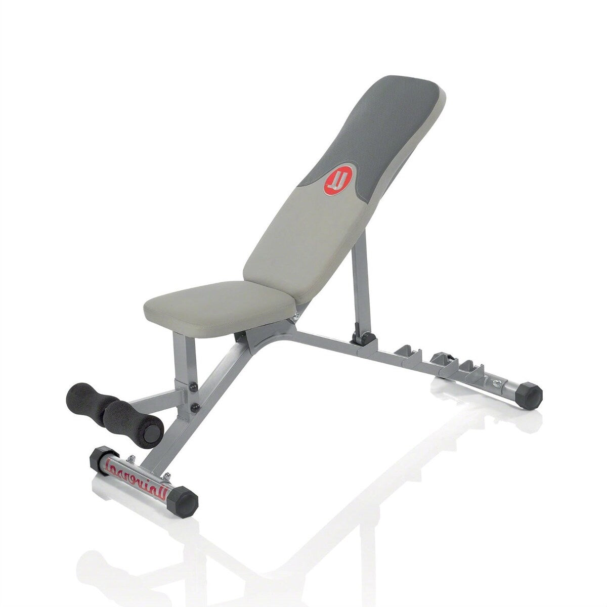 Daily Boutik Adjustable 5-Position Fitness Exercise Weight Bench - 17" x 51" x 25"