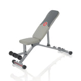Daily Boutik Adjustable 5-Position Fitness Exercise Weight Bench - 17" x 51" x 25"