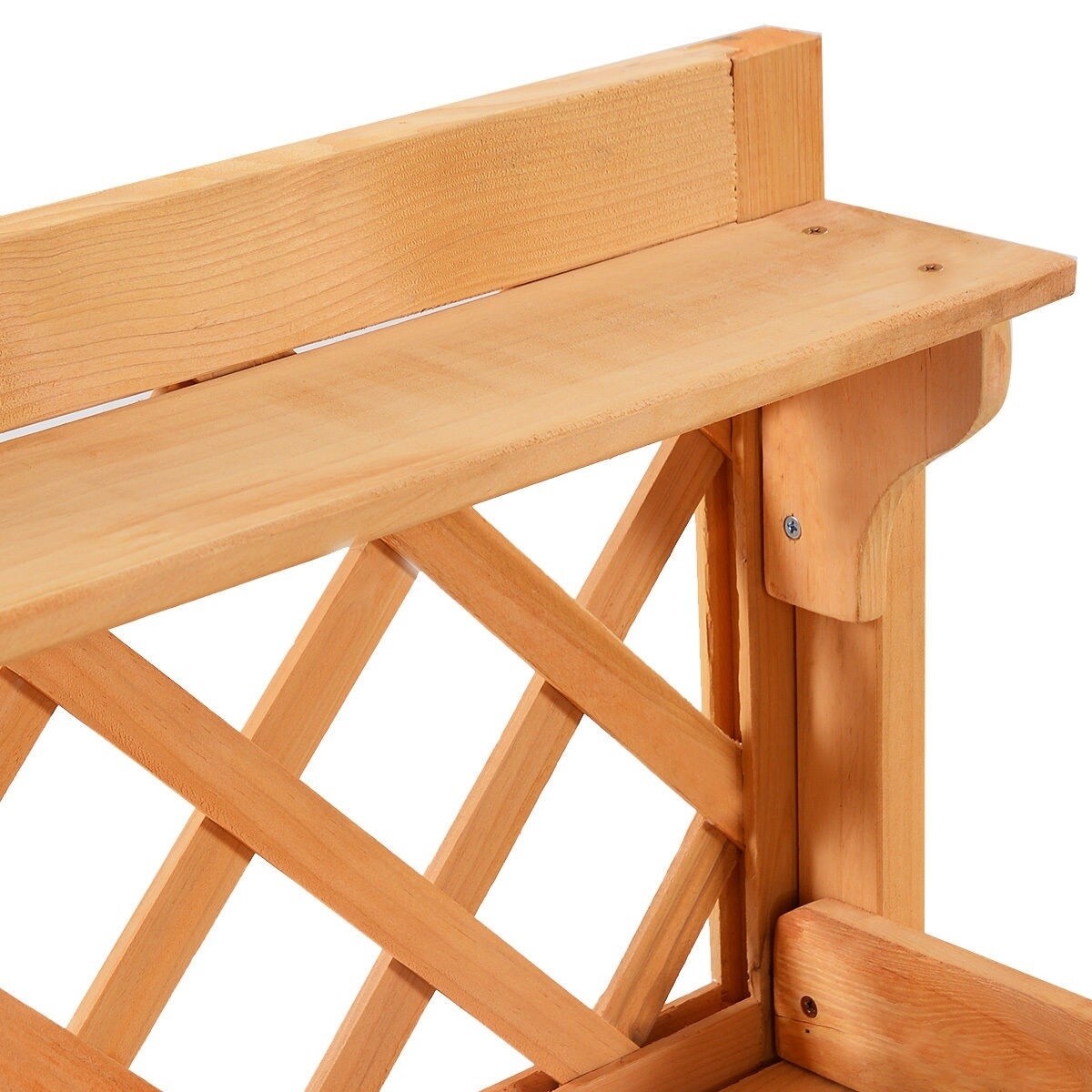 Daily Boutik Outdoor Home Garden Wooden Potting Bench with Storage Drawer