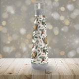 Daily Boutik Winter Branches, Berries & Pine Cones Peristyle Water Bottle