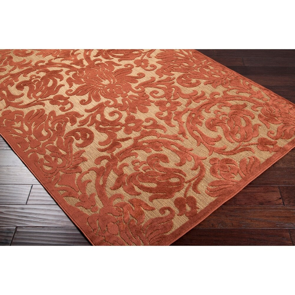Daisy Transitional Floral Indoor/ Outdoor Area Rug - 2'6" x 7'10" Runner