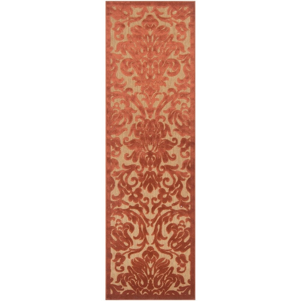 Daisy Transitional Floral Indoor/ Outdoor Area Rug - 2'6" x 7'10" Runner