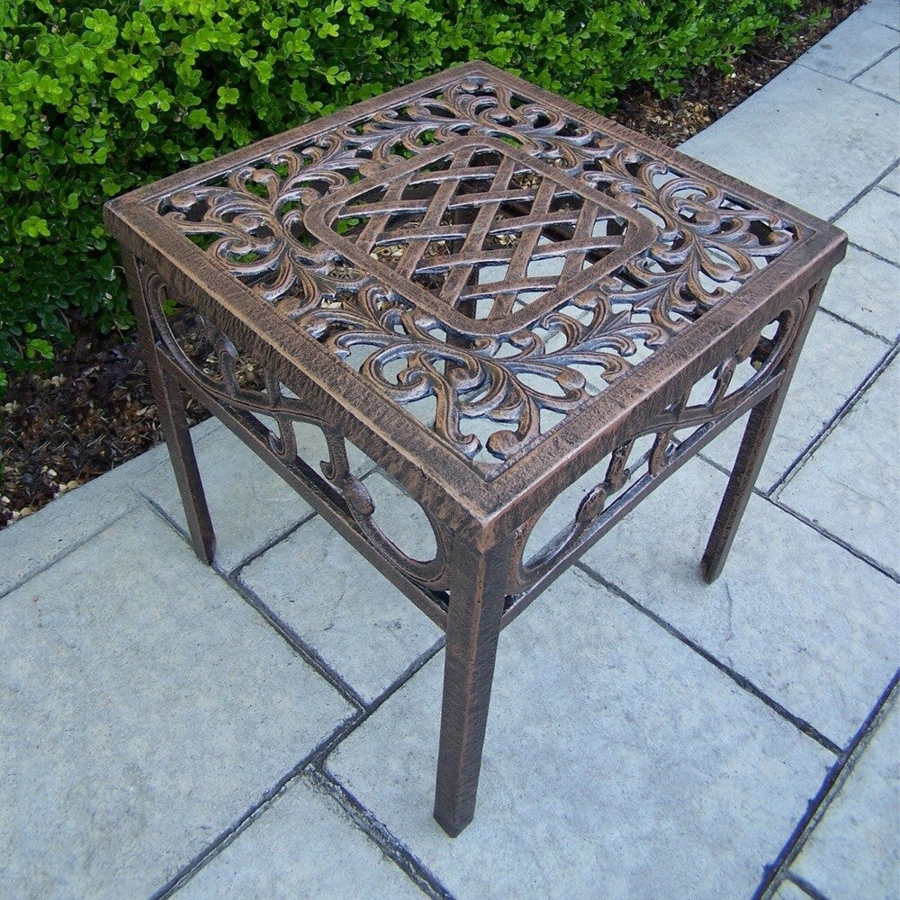 Dakota Rolling Green and Bronze Cast Aluminum Patio Lounge Set
