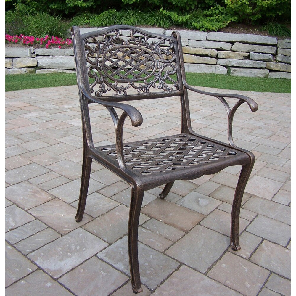 Dining Set with 48-inch Table, 4 Cushioned Chairs, Umbrella with Stand