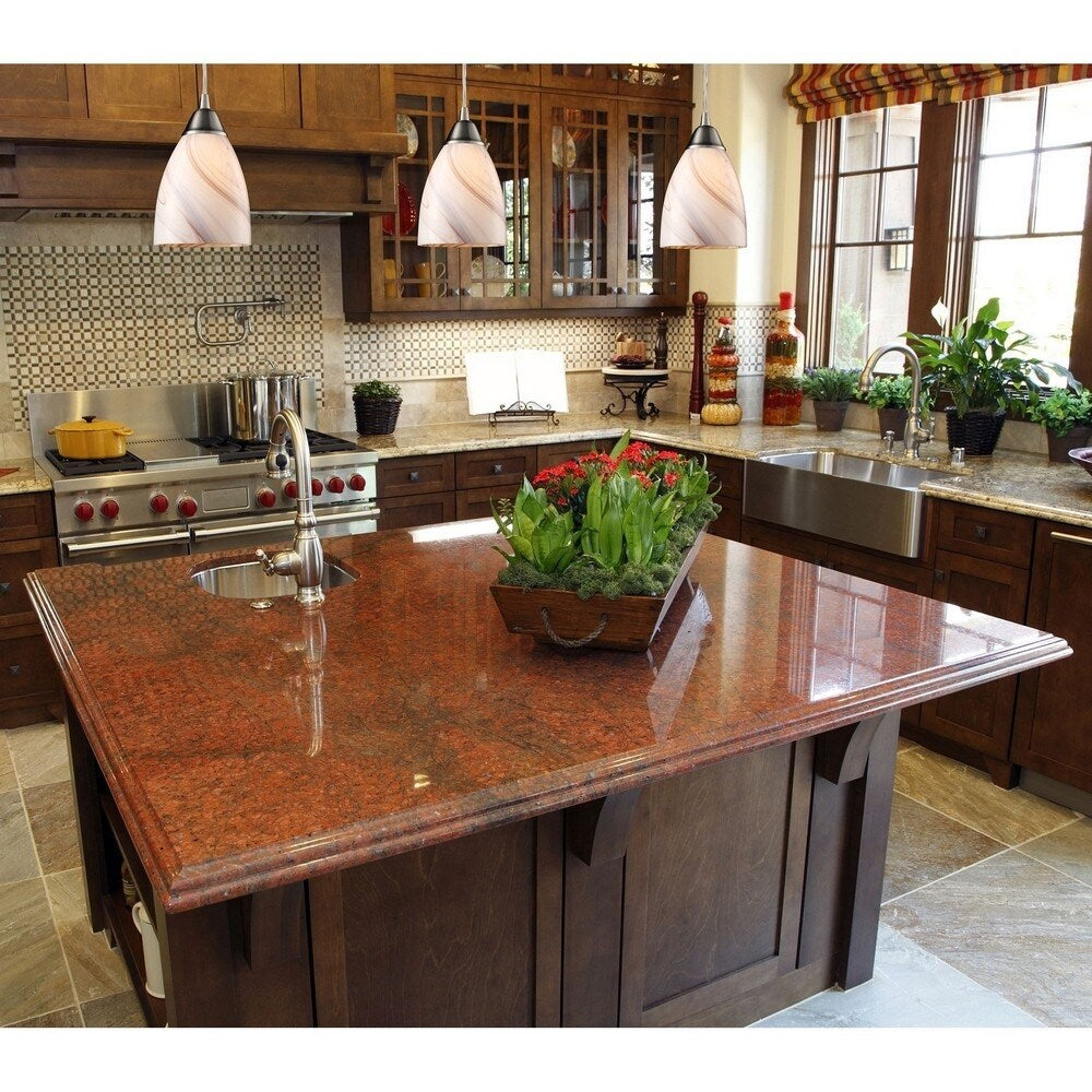 Dalby Cliff - 8 Inch 9.5W 1 LED Mini Pendant Cream Satin Nickel