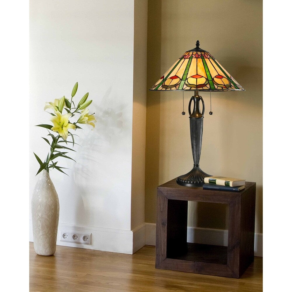 Springdale 24"H Quill Table Lamp