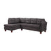 Dalia 97-inch Modern Sectional Sofa with Left Facing Chaise - 97"W x 64.5"D x 34"H