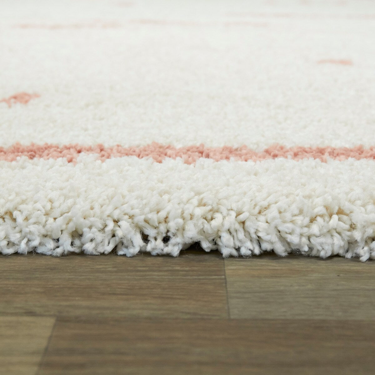 Dalmas Southwestern Stripe Shag Area Rug