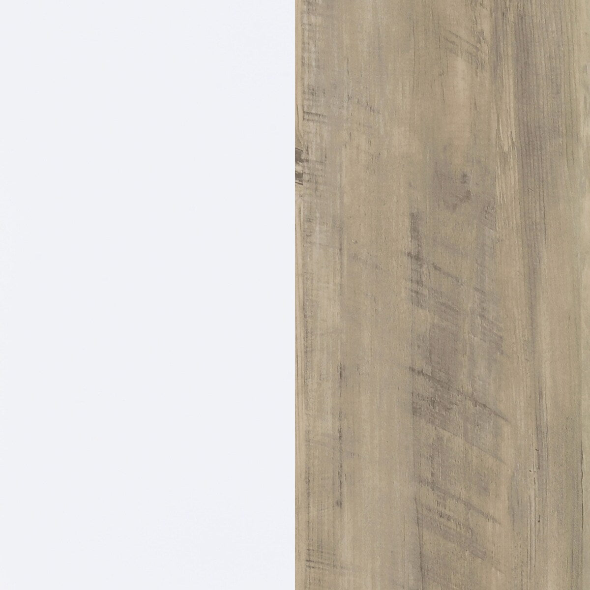 Dalton 2-Door Storage Credenza White And Distressed Pine