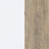 Dalton 2-Door Storage Credenza White And Distressed Pine