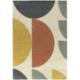 Dalton Modern Geo Shag Area Rug