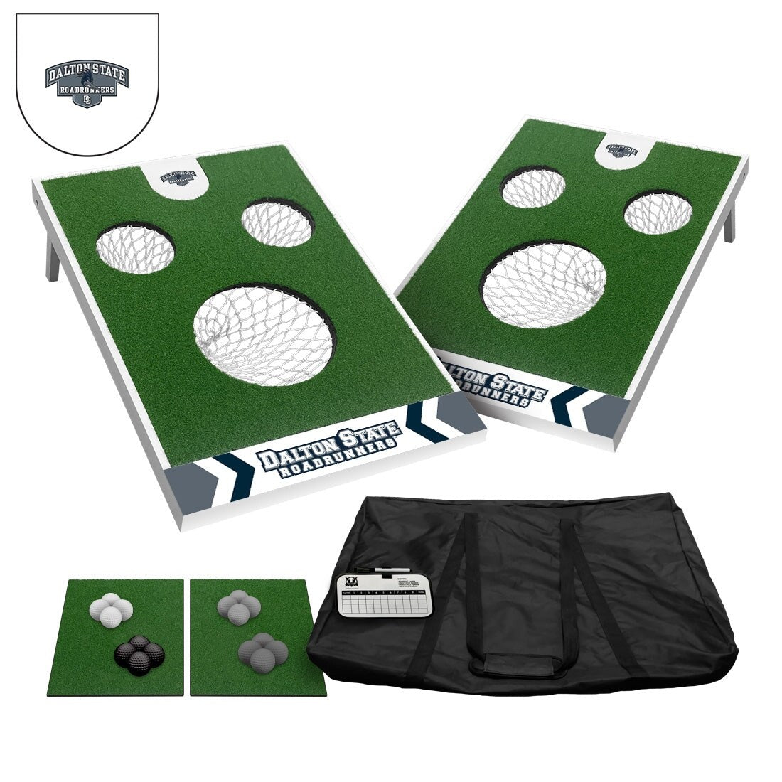 Dalton State College Roadrunners Chip Shot Golf Cornhole Set