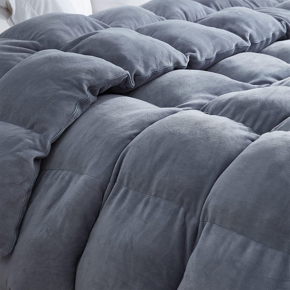 Boi He Thick® - Coma Inducer® Oversized Comforter Set - Silver Gray