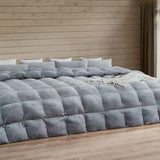 Boi He Thick® - Coma Inducer® Oversized Comforter Set - Silver Gray
