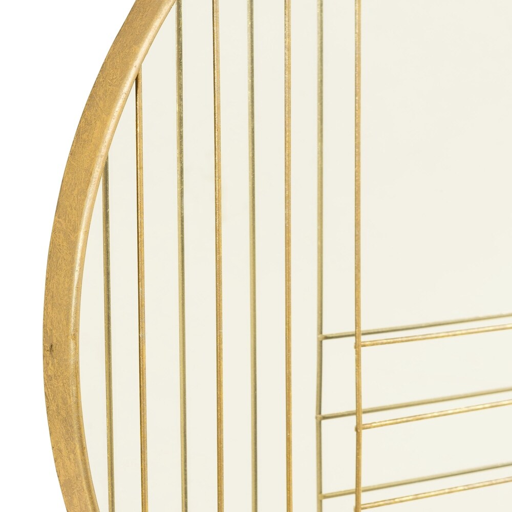 Carson Carrington Idrefjall Modern Wall Mirror - 24"H x 24"W x 1"D
