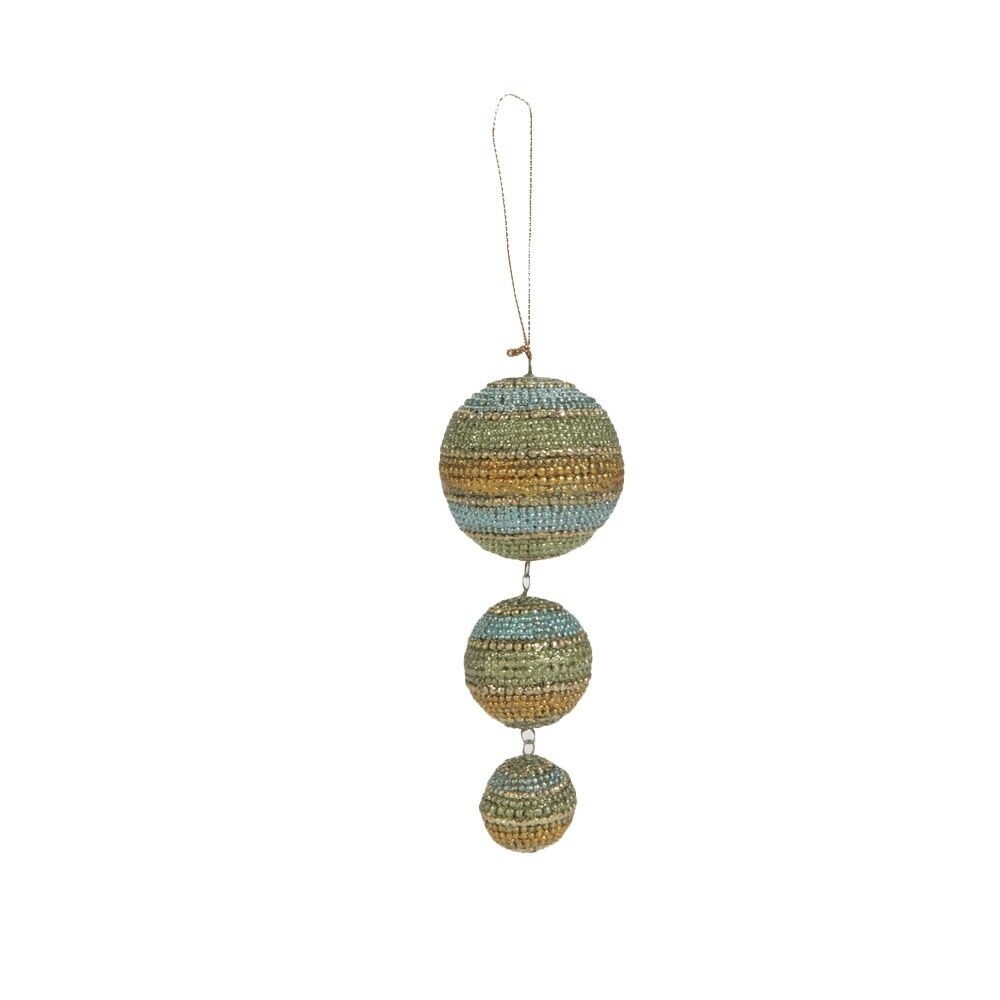 Dangling 3-ball Ornaments (Set of 6)