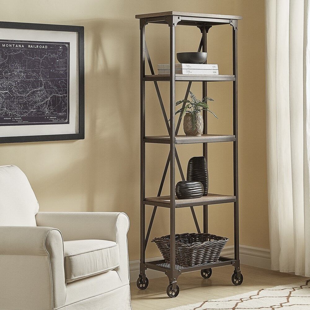 Dania Industrial Etagere Bookcase by iNSPIRE Q Classic