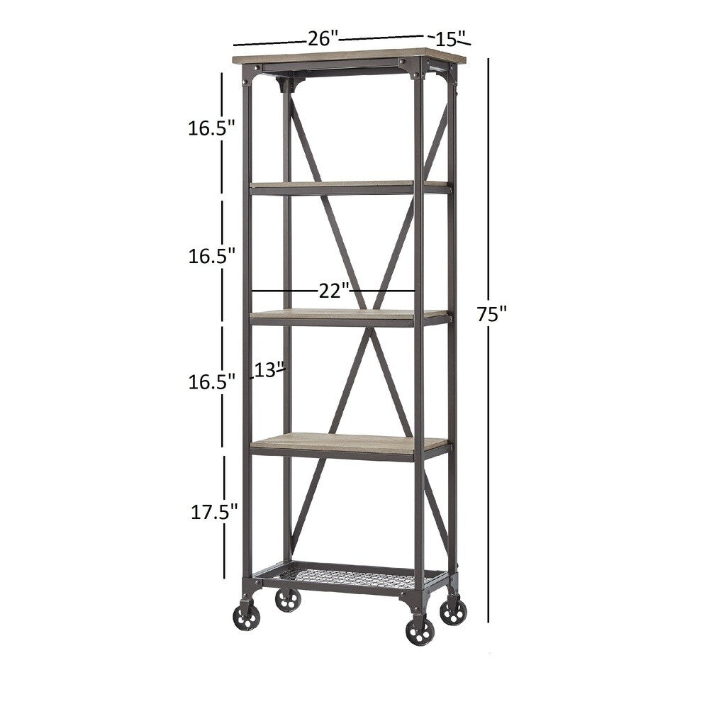 Dania Industrial Etagere Bookcase by iNSPIRE Q Classic