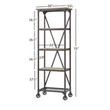 Dania Industrial Etagere Bookcase by iNSPIRE Q Classic