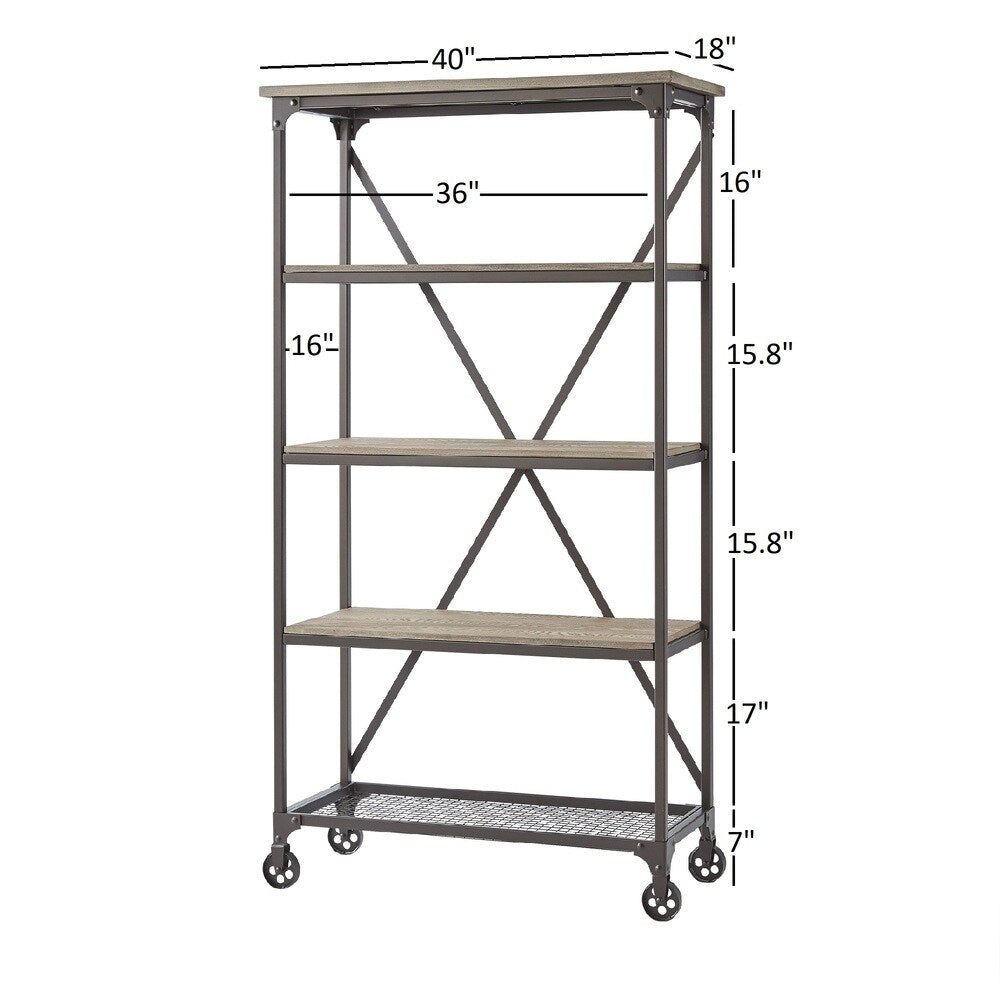 Dania Industrial Etagere Bookcase by iNSPIRE Q Classic