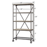 Dania Industrial Etagere Bookcase by iNSPIRE Q Classic