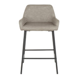 Carbon Loft Galotti Industrial Counter Stools (Set of 2) - N/A