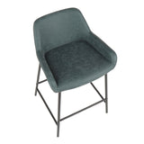 Carbon Loft Galotti Industrial Counter Stools (Set of 2) - N/A