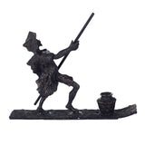 Dann Foley Lifestyle - Exploring The Water Sculpture - Black Finish