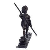 Dann Foley Lifestyle - Exploring The Water Sculpture - Black Finish