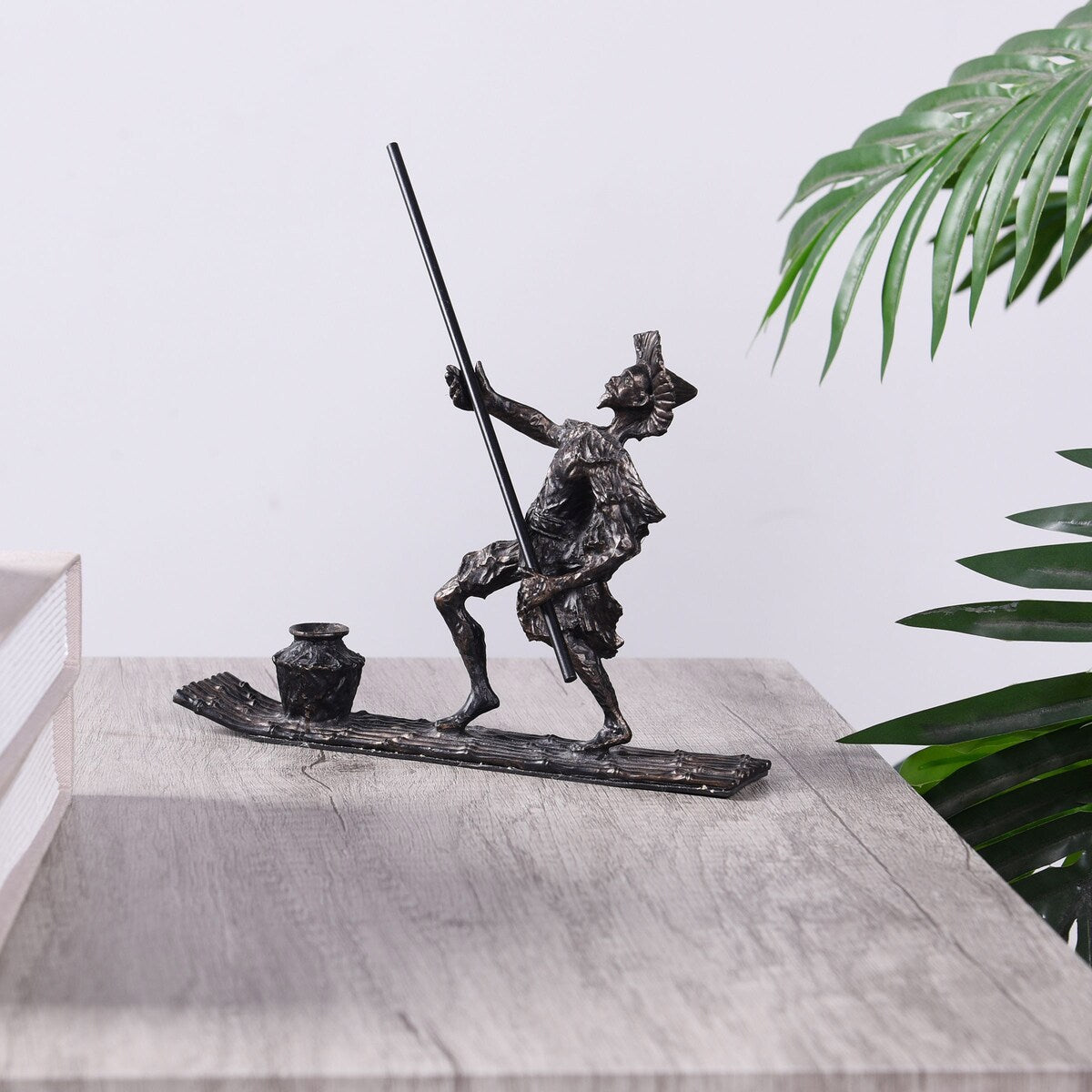 Dann Foley Lifestyle - Exploring The Water Sculpture - Black Finish