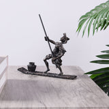 Dann Foley Lifestyle - Exploring The Water Sculpture - Black Finish