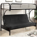 Ning Contemporary Twin Metal Futon Bunk Bed by Furniture of America