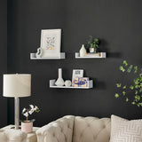 Danya B. Aalto U-Shaped Floating Wall Shelves - Set of 3