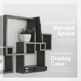 Danya B. Intersecting Cube Shelves