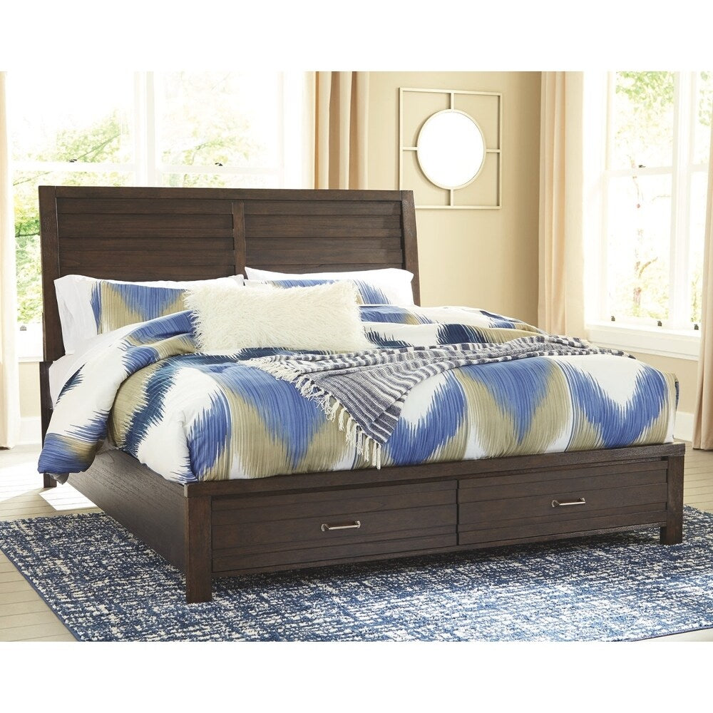 Darby Brown Panel Bed