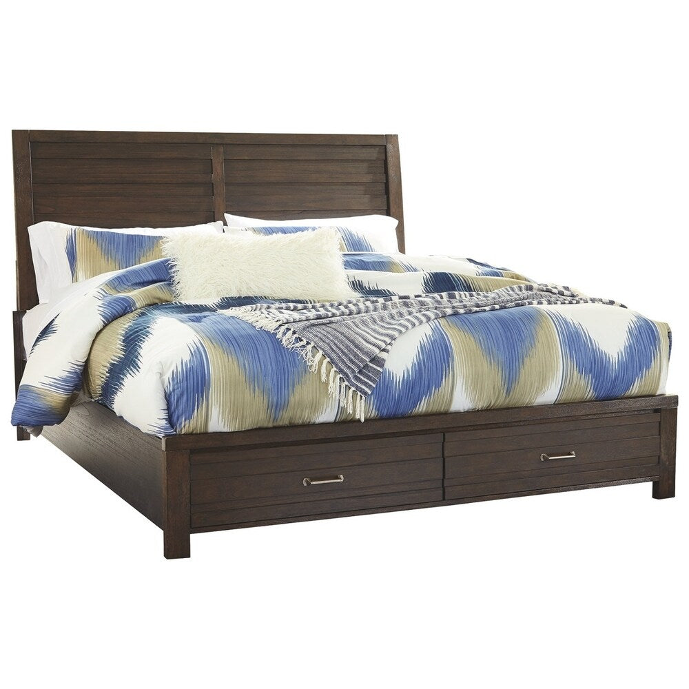 Darby Brown Panel Bed