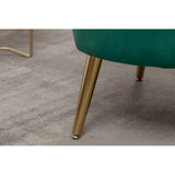 Dark Green Modern and Cozy Velvet Accent Sofa Chair - 22.04'' x20.86'' x 29.13''