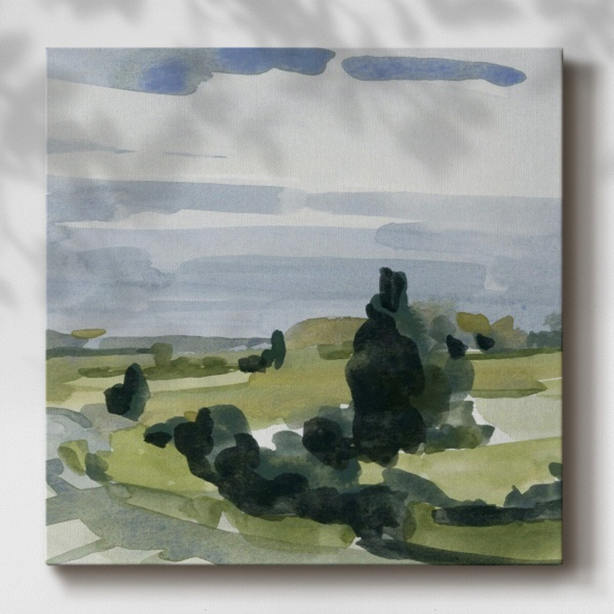 Dark Quiet Valley II-Gallery Wrapped Canvas