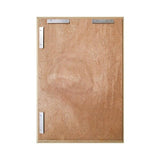 Dark Scratched Bronze Framed Glass Mirror - 24x30