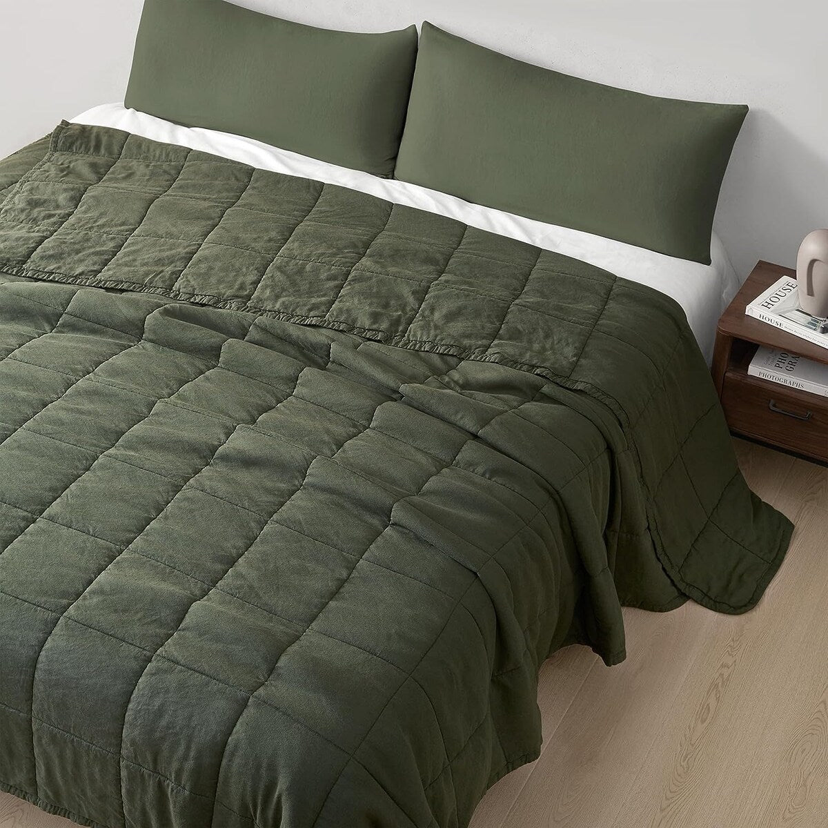 Dark Sky Reserve® - Bamboo Linen Comforter - Portugal Made - Hero Green