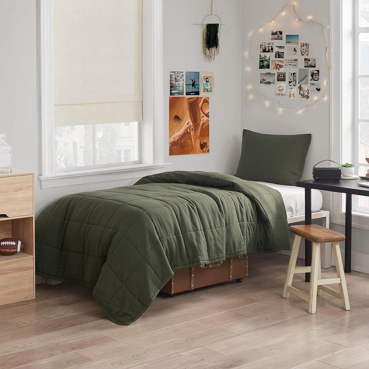 Dark Sky Reserve® - Bamboo Linen Comforter - Portugal Made - Hero Green
