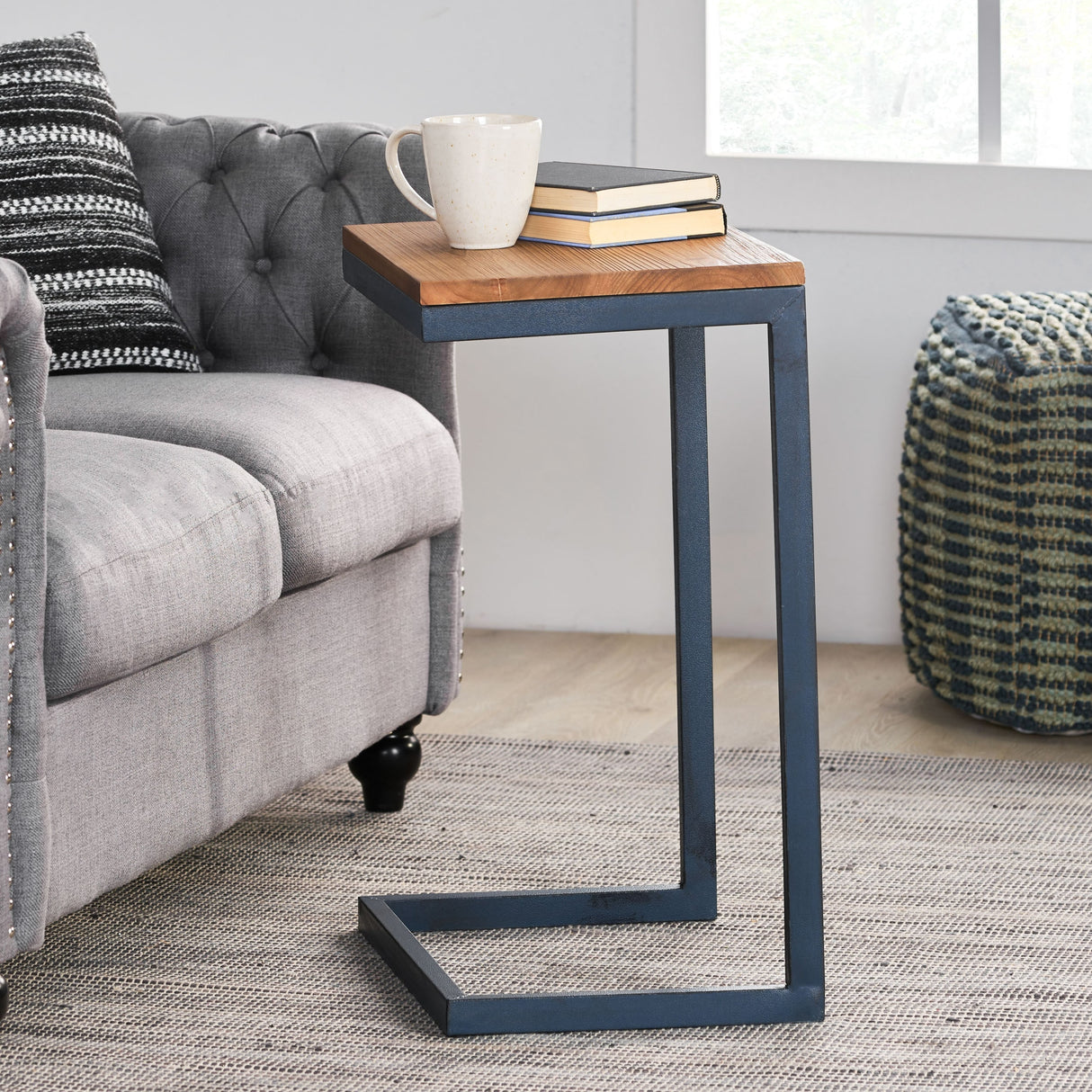 Christopher Knight Home Darlah Large Firwood Antique Accent Table - 18.25" L x 12.75" W x 25.50" H