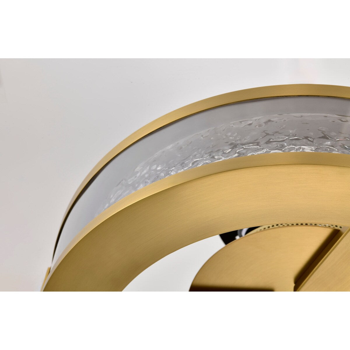 Darrow - 13 Inch LED Flush Mount - Vintage Brass - Acrylic Panels - Vintage Brass