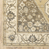 Darya Home Iona Collection Traditional Oriental Area Rug Beige