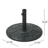 Dave Outdoor 60-pound Concrete Circular Umbrella Base by Christopher Knight Home